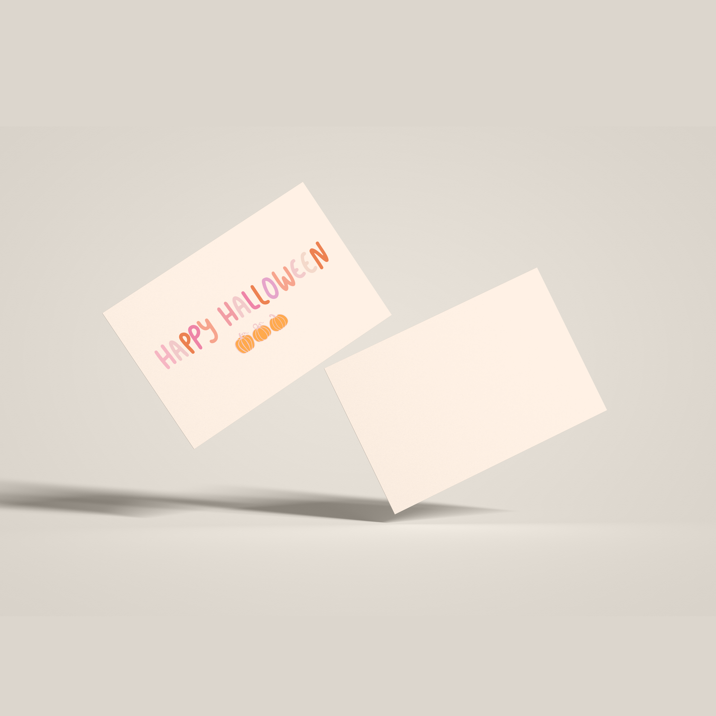 105mm x 148mm (A6) Halloween Appreciation Cards