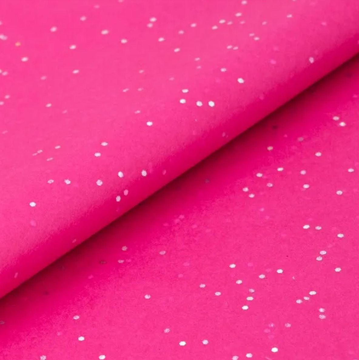 Pink Sparkle Patterned Tissue Paper 20x30" (18gsm)