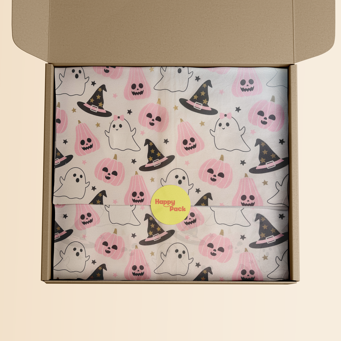 Halloween Patterned Tissue Paper 20x14" (18gsm)
