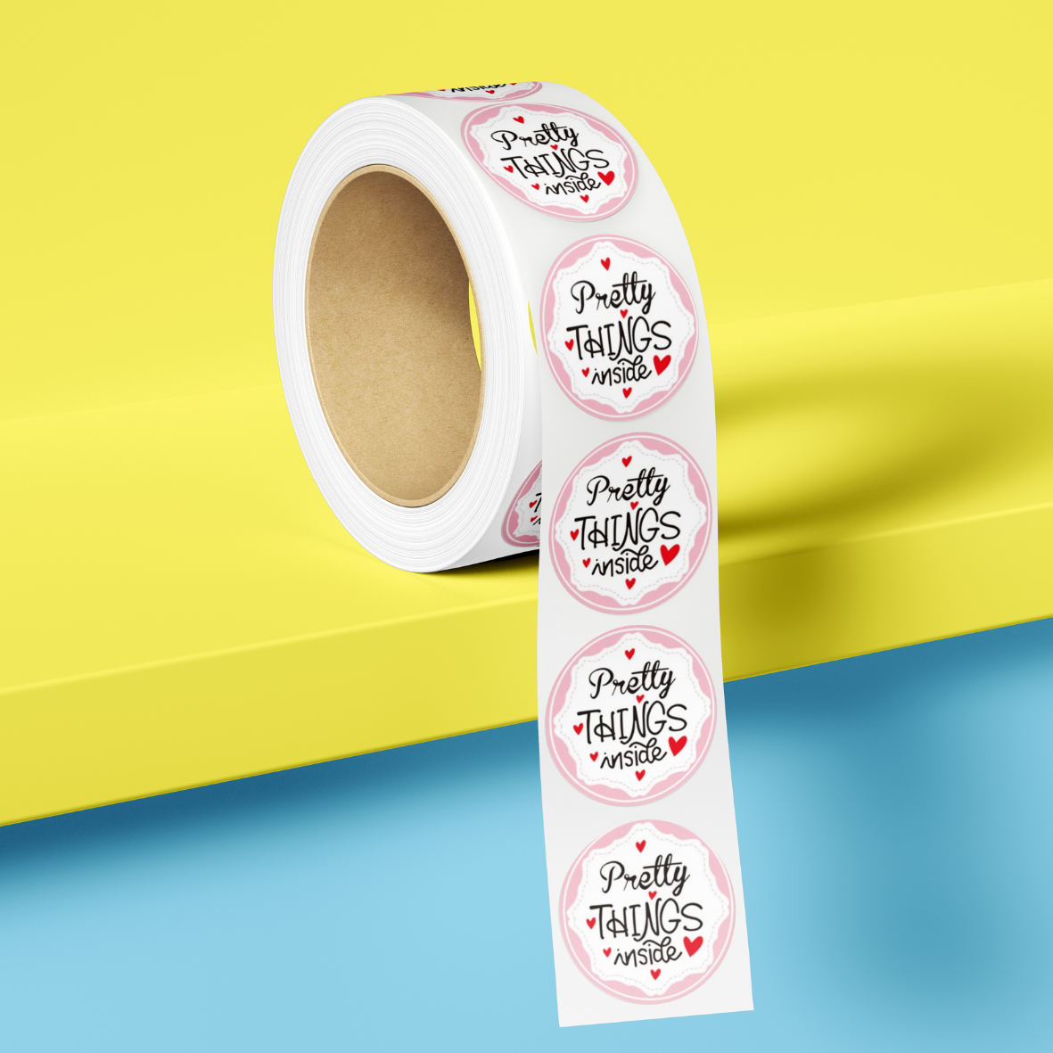 1" Stickers - 'Pretty Things Inside'