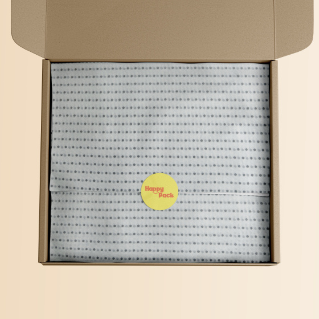 Polka-Dot Patterned Tissue Paper 17x27" (18gsm)