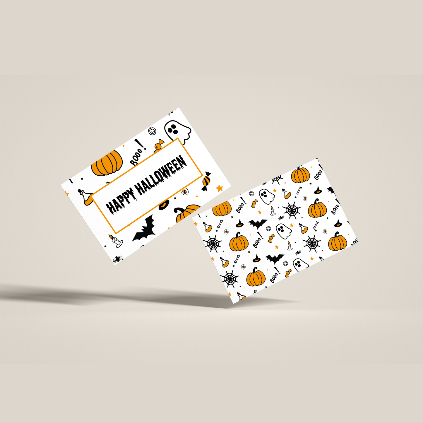 105mm x 148mm (A6) Halloween Appreciation Cards