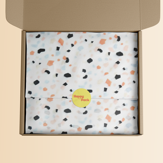 Terrazzo Patterned Tissue Paper 20x30" (18gsm)