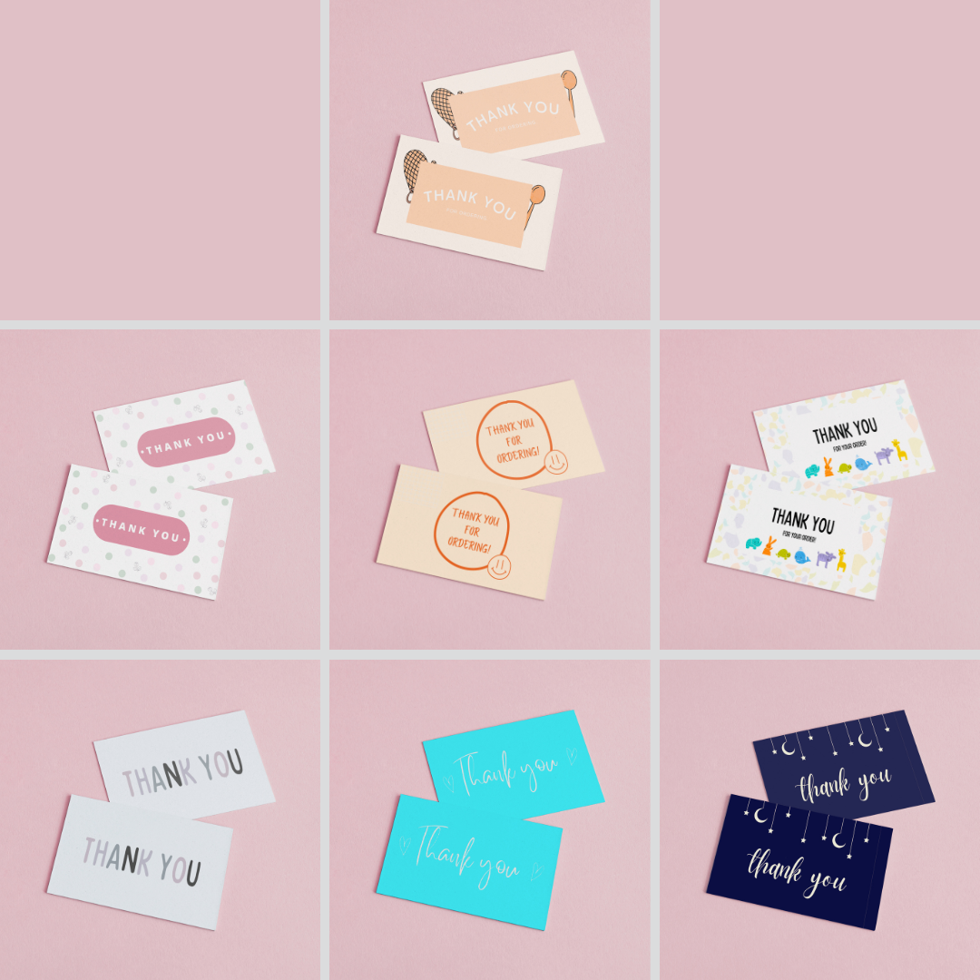 85mm x 55mm Appreciation Cards (Discounted)