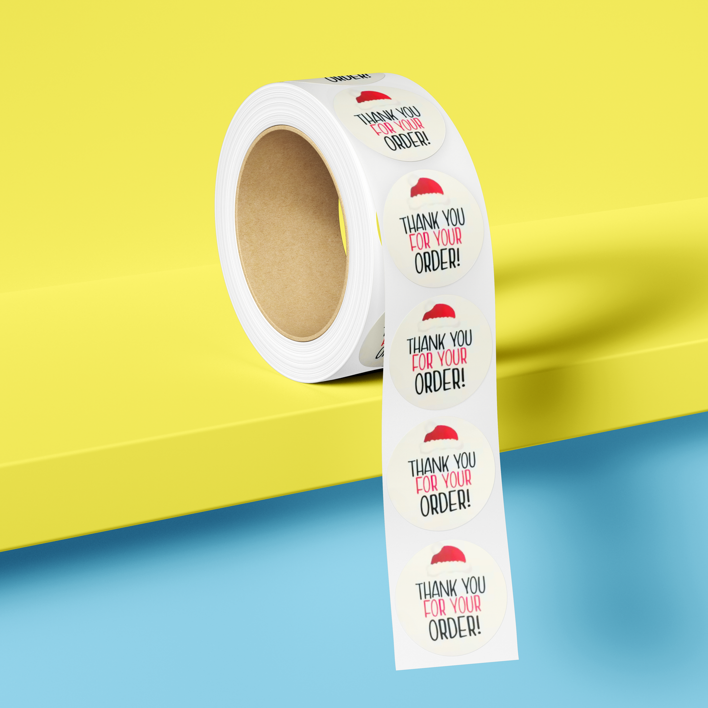 1" Stickers - Christmas