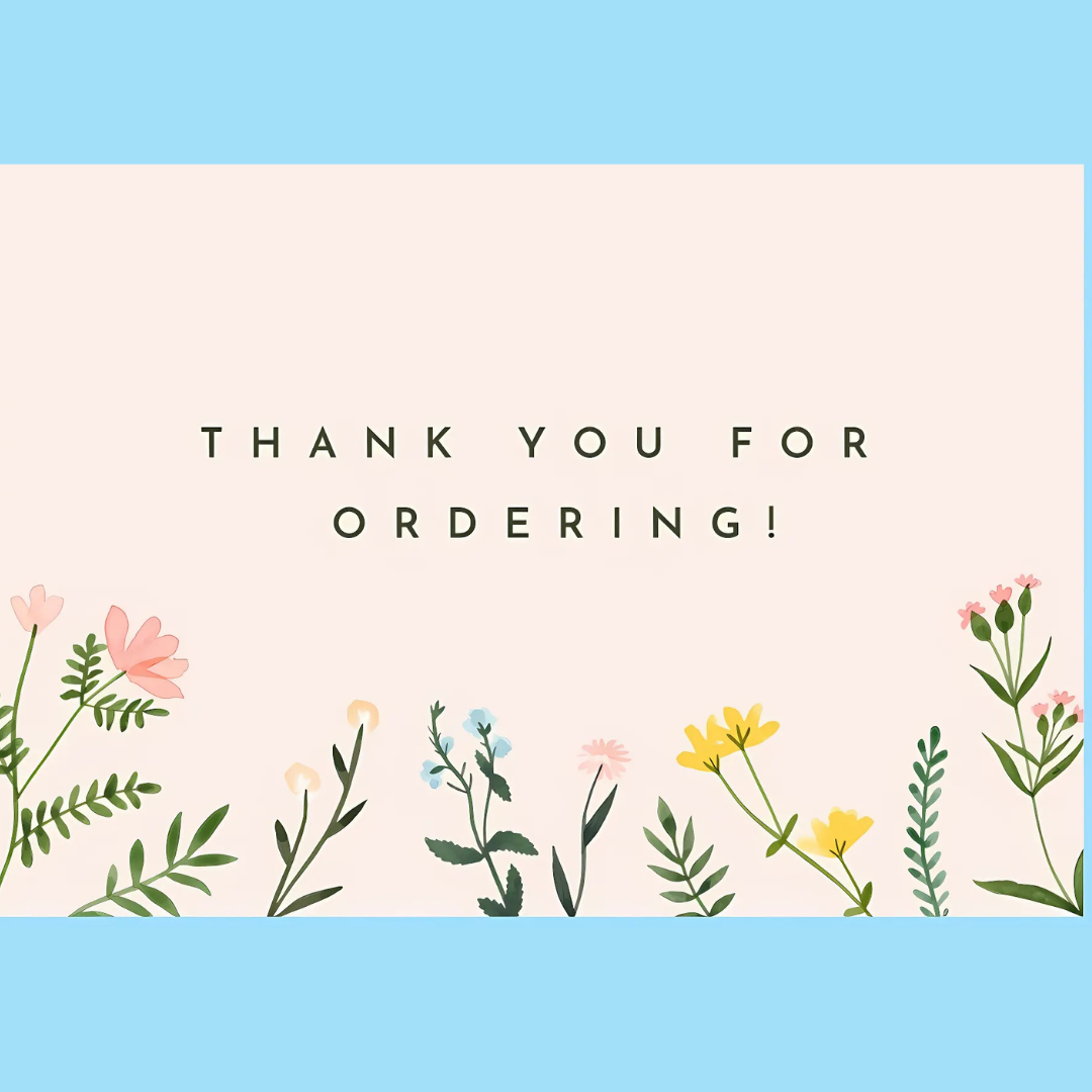 105mm x 148mm (A6) Spring & Summer Appreciation Cards