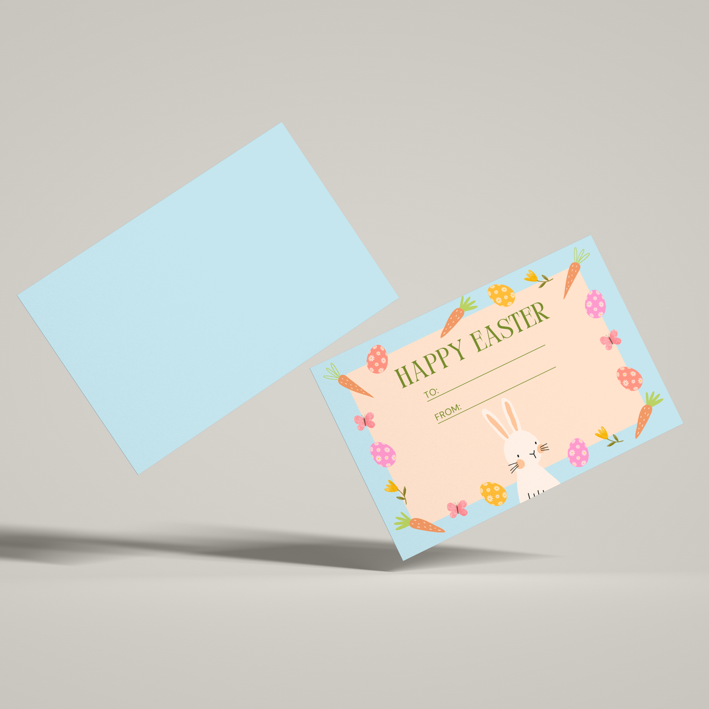 A6 Easter Order Insert Cards (Writable)