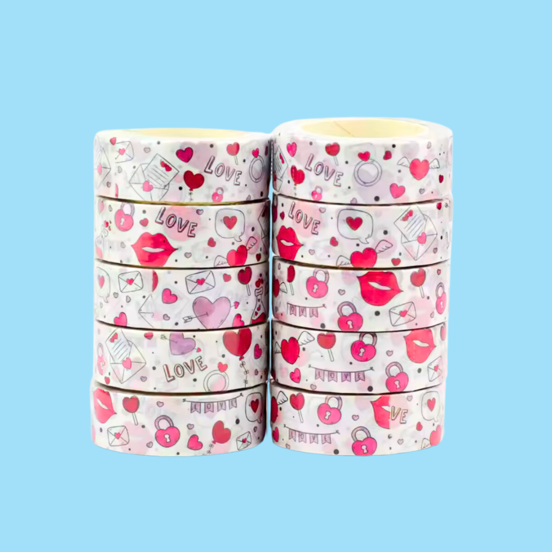 Valentine's Patterned Washi Tape