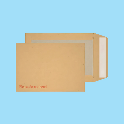 Brown Board Backed Envelopes (4 Sizes)