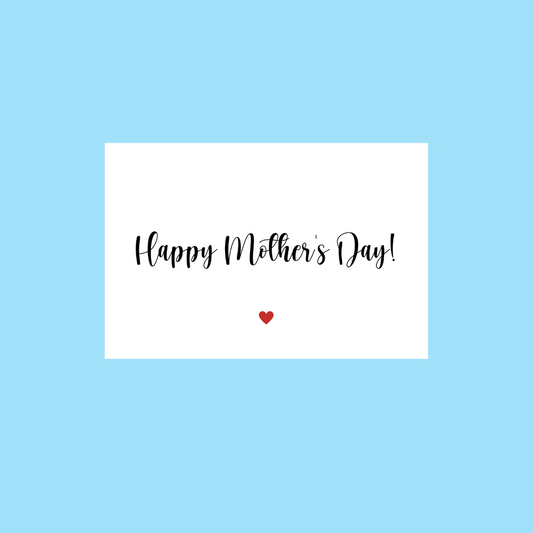 85 x 55mm Mother's Day Order Insert Cards