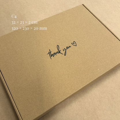 Printed Brown Postal PIP Boxes (Large Letter)