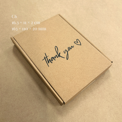 Printed Brown Postal PIP Boxes (Large Letter)