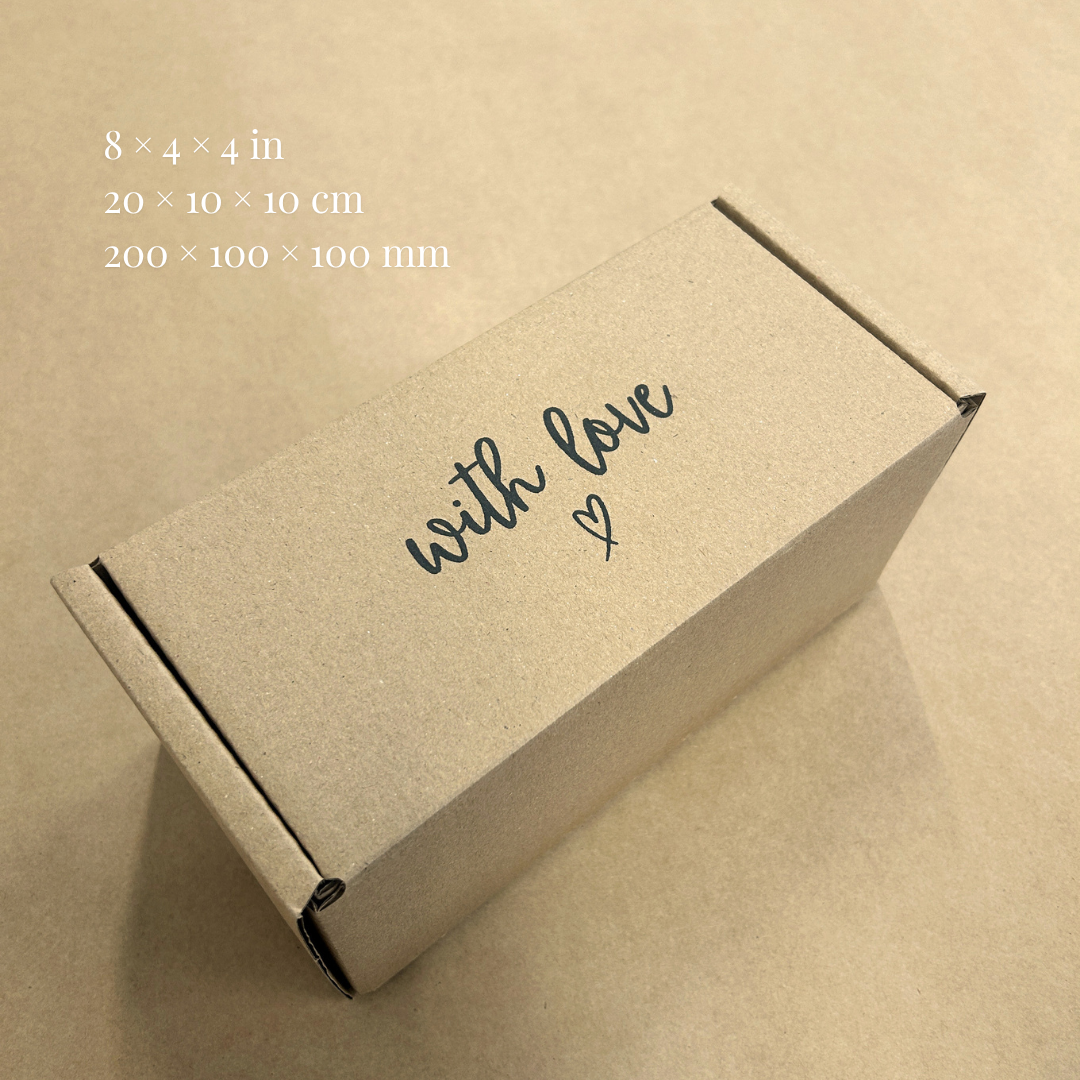 Printed Brown Postal Boxes (Small Parcel)