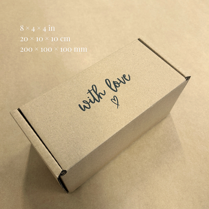 Printed Brown Postal Boxes (Small Parcel)