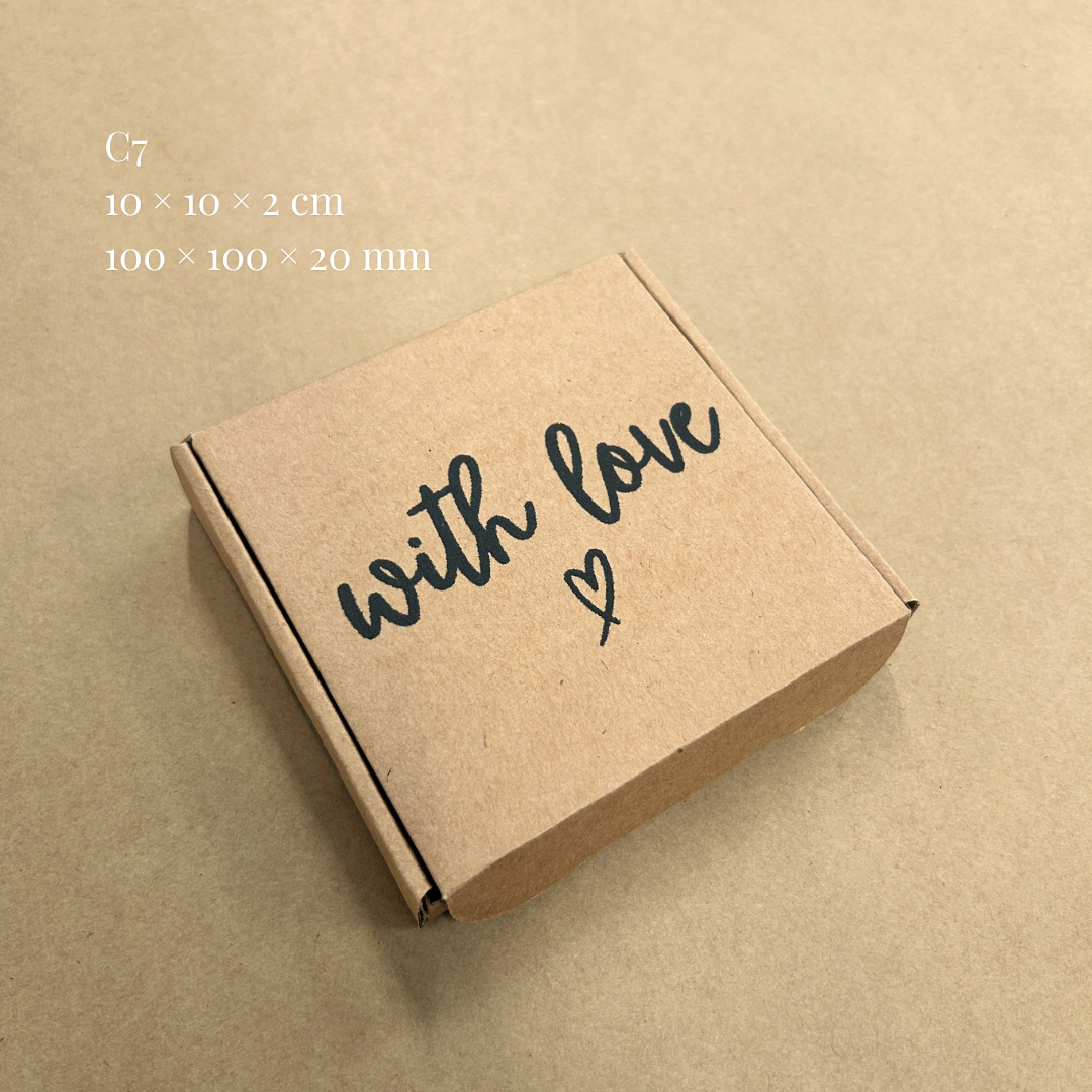 Printed Brown Postal PIP Boxes (Large Letter)