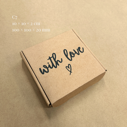 Printed Brown Postal PIP Boxes (Large Letter)
