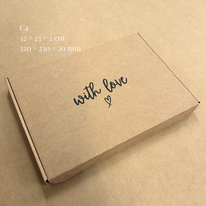 Printed Brown Postal PIP Boxes (Large Letter)