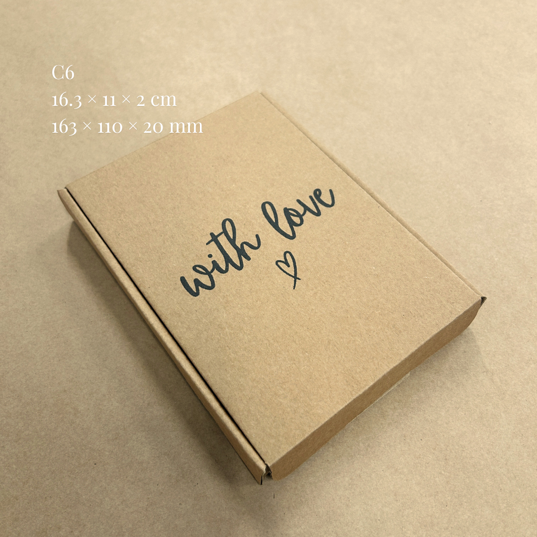 Printed Brown Postal PIP Boxes (Large Letter)