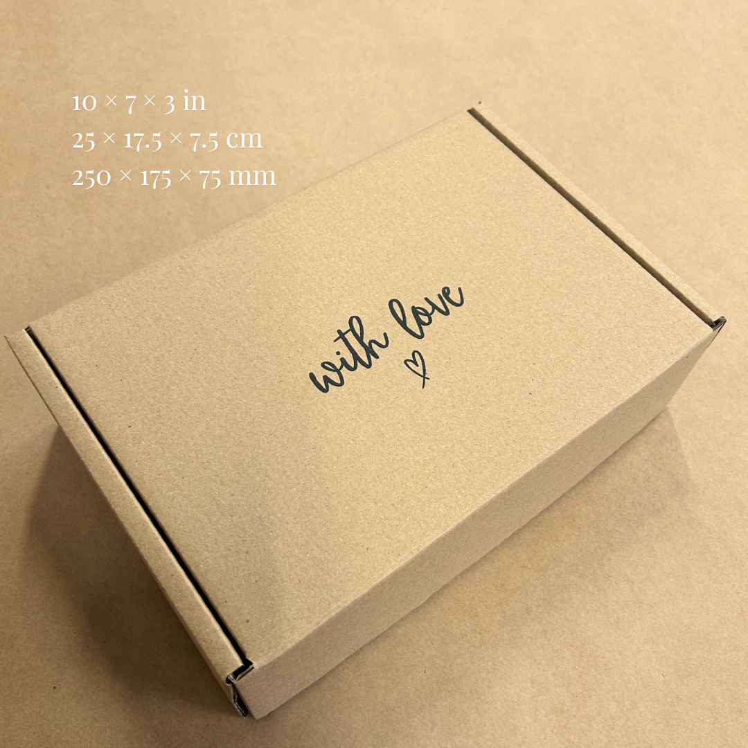 Printed Brown Postal Boxes (Small Parcel)