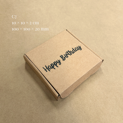 Printed Brown Postal PIP Boxes (Large Letter)