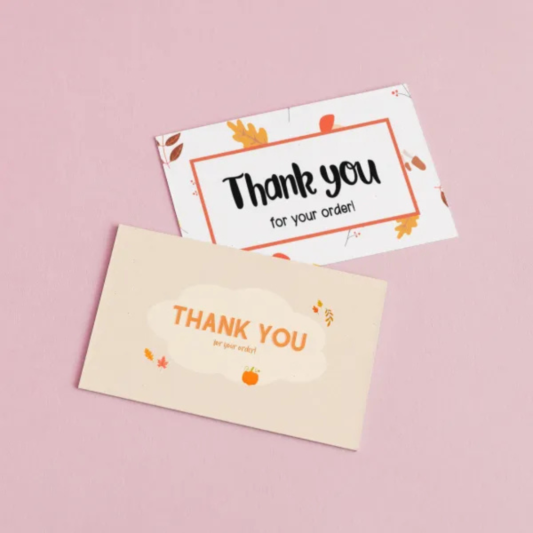 85mm x 55mm Seasonal Appreciation Cards