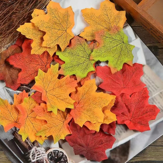 Faux Autumn Leaves