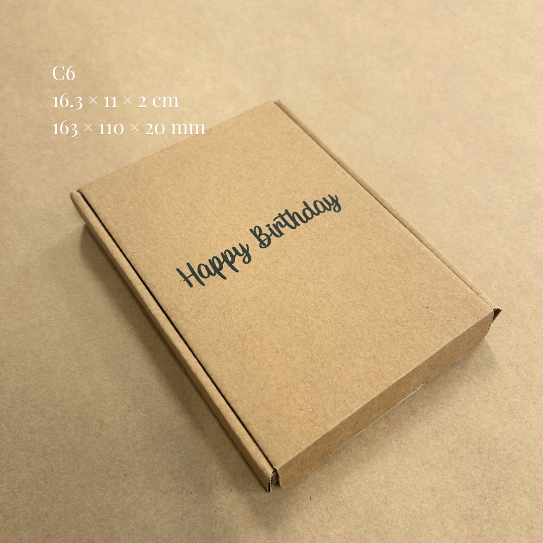 Printed Brown Postal PIP Boxes (Large Letter)