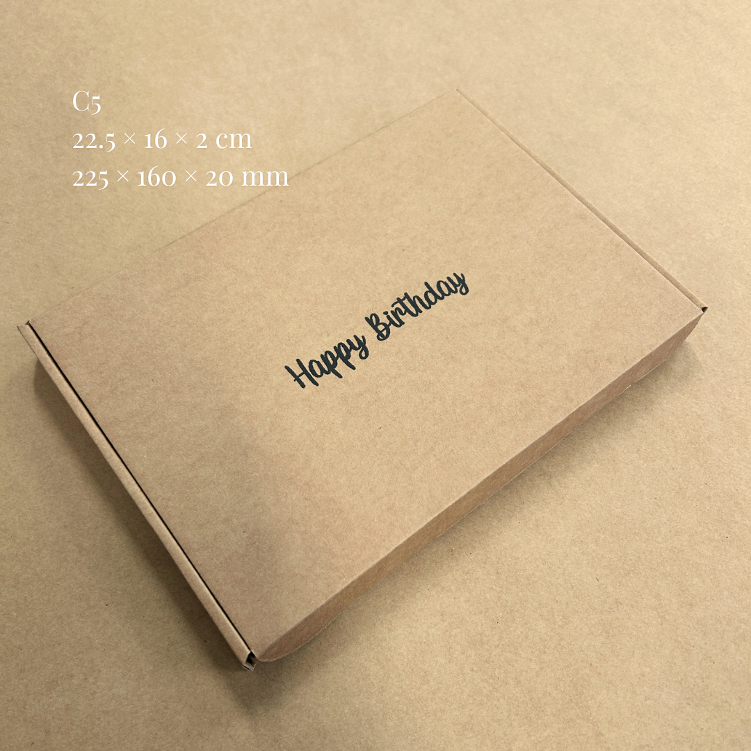 Printed Brown Postal PIP Boxes (Large Letter)