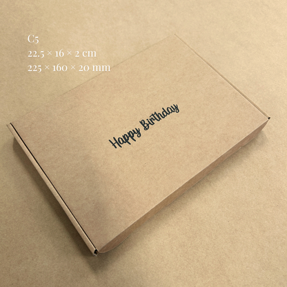 Printed Brown Postal PIP Boxes (Large Letter)