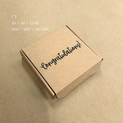 Printed Brown Postal PIP Boxes (Large Letter)