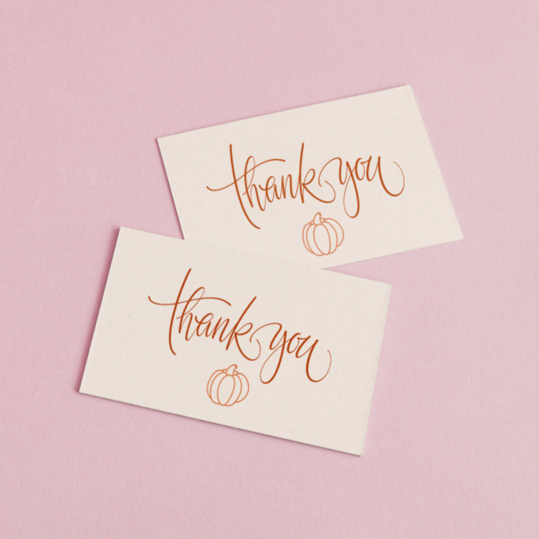 85mm x 55mm Seasonal Appreciation Cards