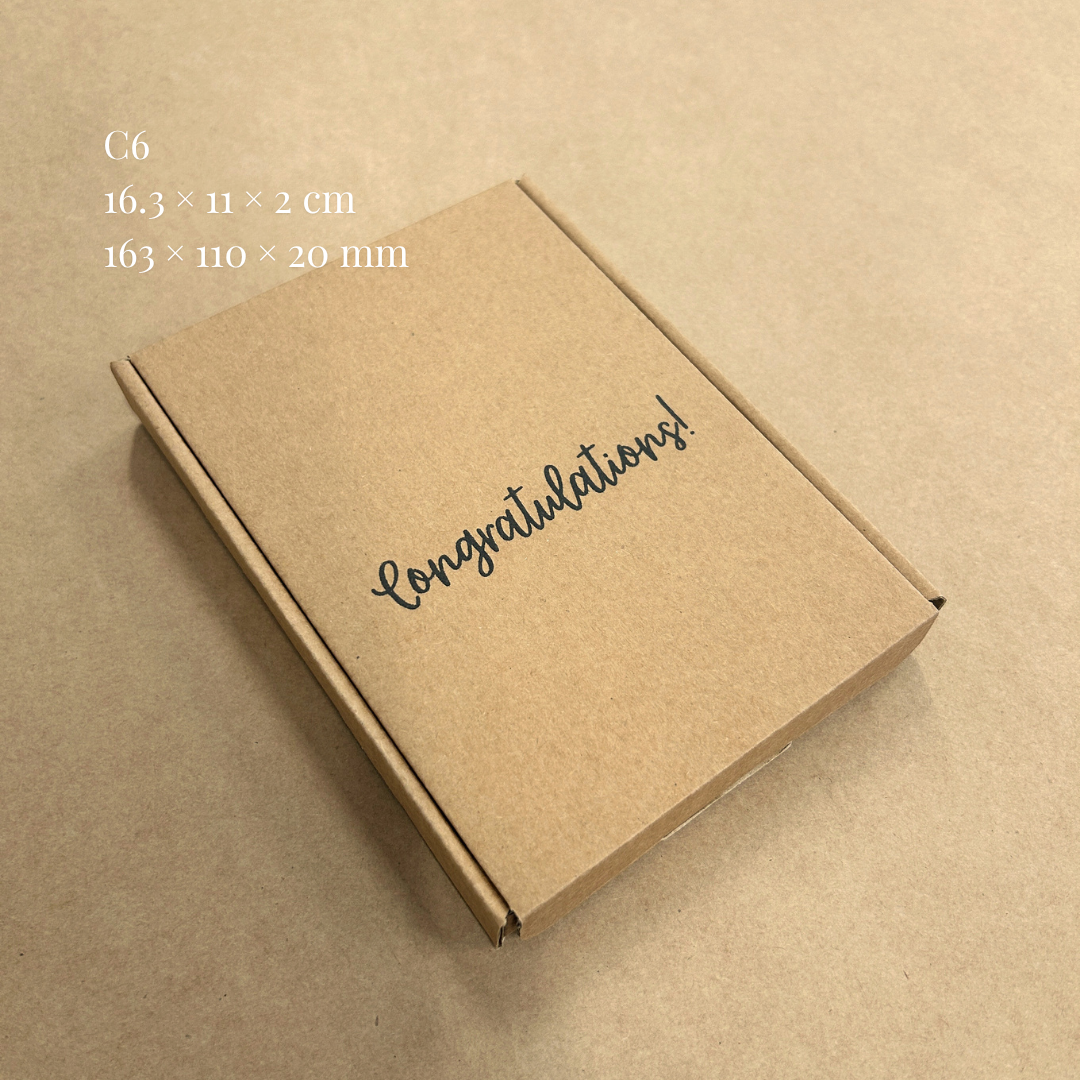 Printed Brown Postal PIP Boxes (Large Letter)