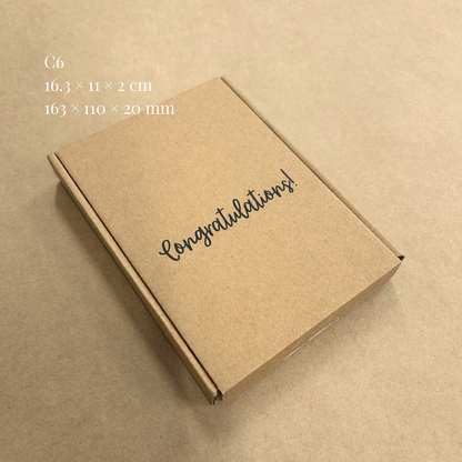 Printed Brown Postal PIP Boxes (Large Letter)