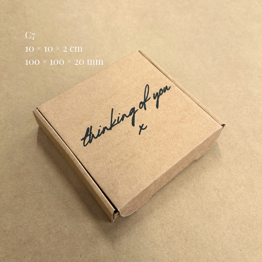 Printed Brown Postal PIP Boxes (Large Letter)