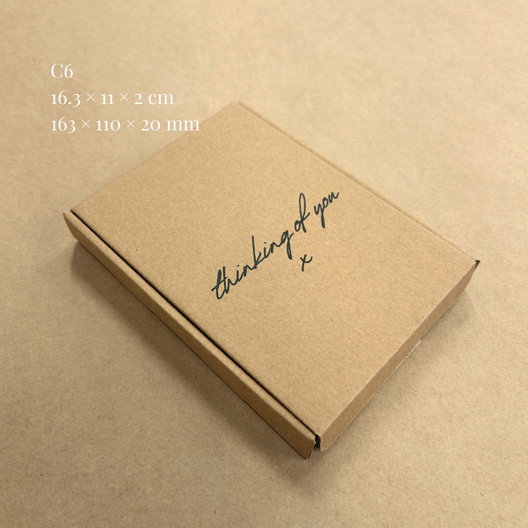 Printed Brown Postal PIP Boxes (Large Letter)