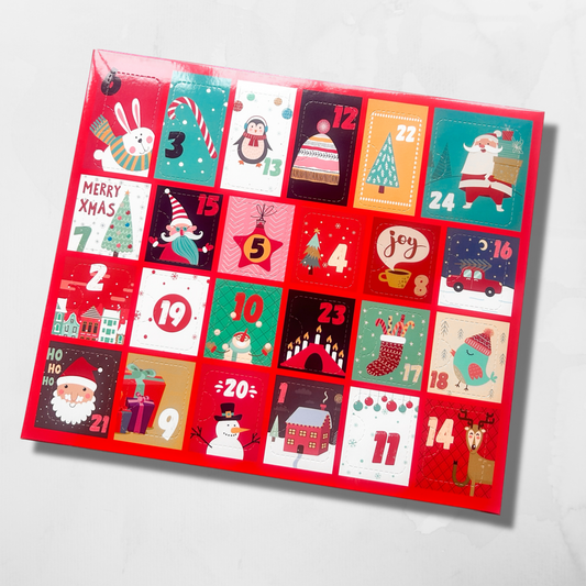 24-Day Fillable Advent Calendar with PET Plastic Insert