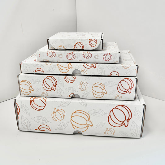 Pumpkin Patterned PIP and Postal Boxes