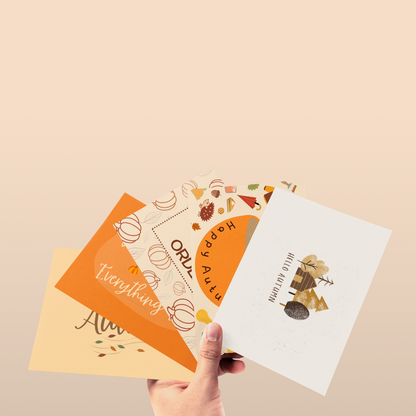 105mm x 148mm (A6) Autumn Appreciation Cards