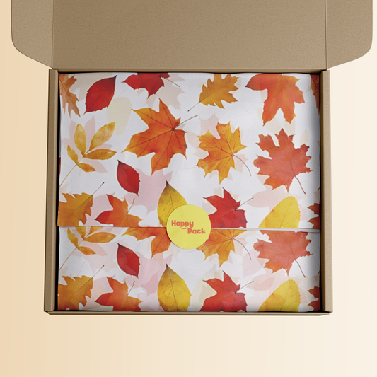 Autumn Leaves Patterned Tissue Paper 20x30" (18gsm)