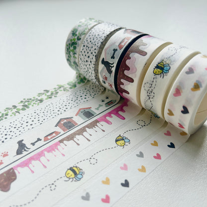 Patterned Washi Tape (15mmx10m)