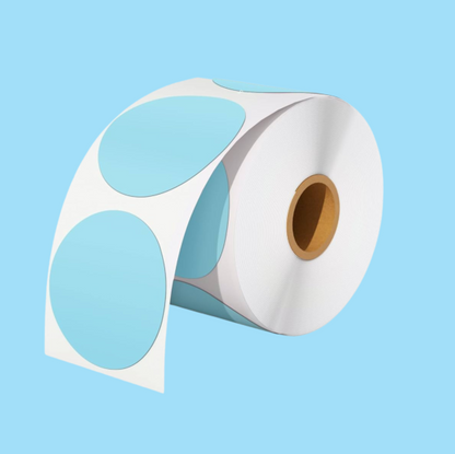 2" Circular Thermal Sticker Labels (500 Per Roll)