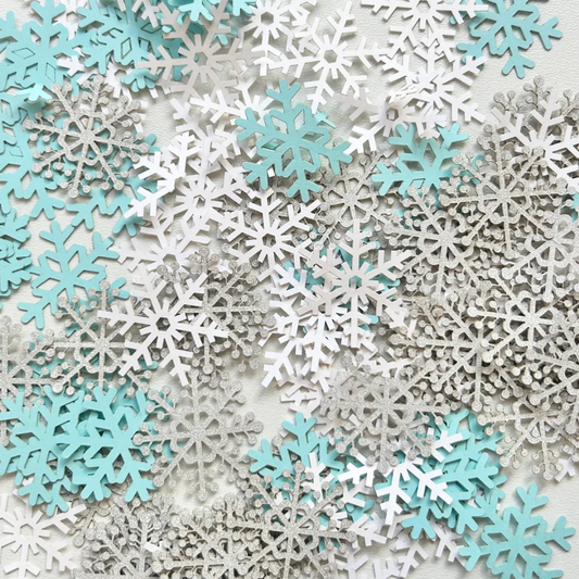 Snowflake Card Confetti