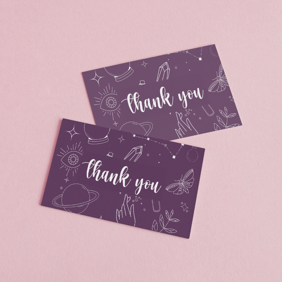 85mm x 55mm Appreciation Cards