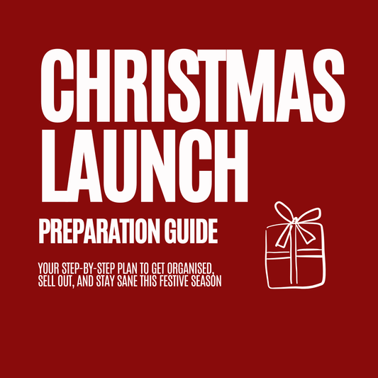 Christmas Launch Preparation Guide (Editable Version in the Description)