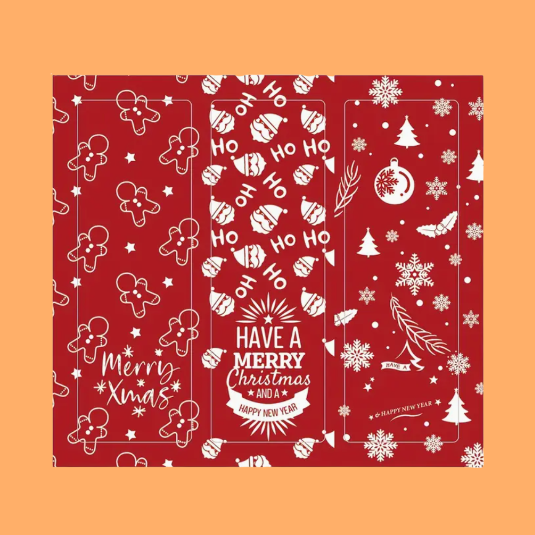 3x9cm Sealing Stickers - Christmas