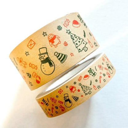 Seasonal Patterned Paper Tape