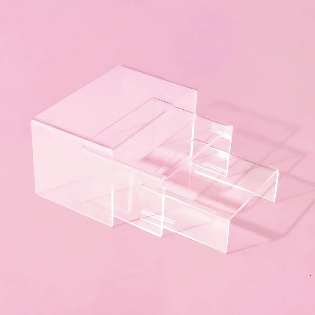 Clear Acrylic Risers (Set of 3)