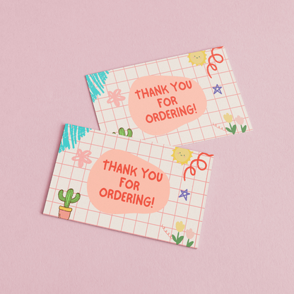 85mm x 55mm Appreciation Cards