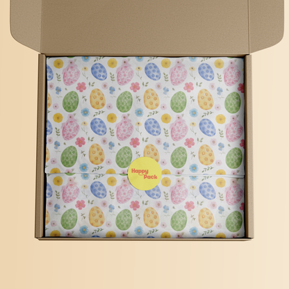 Easter Egg Patterned Tissue Paper 20x14"