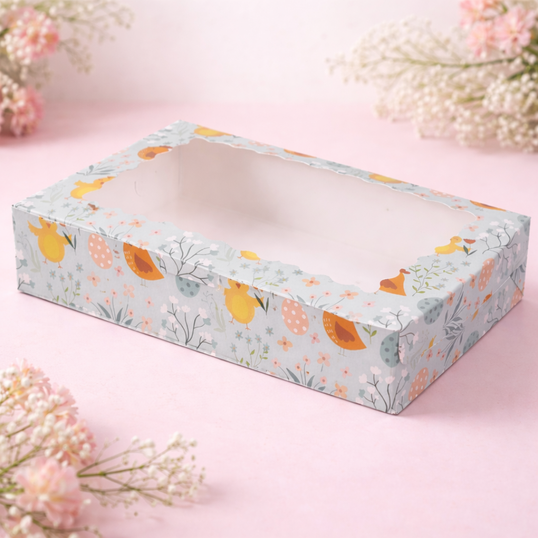 Easter Gift Boxes with Clear Window